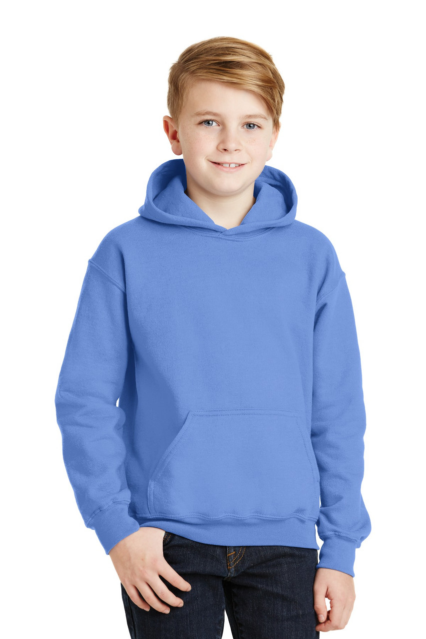 Gildan® - Youth Heavy Blend™ Hooded Sweatshirt. 18500B Carolina Blue XS