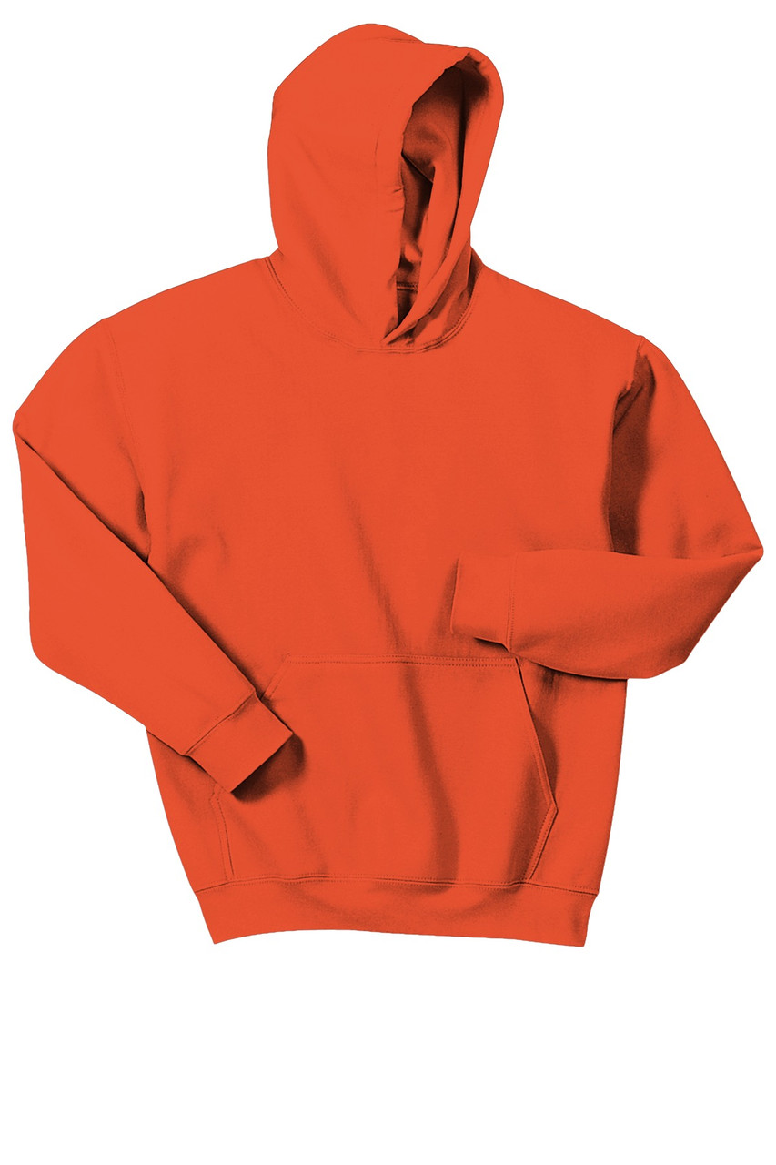 Gildan® - Youth Heavy Blend™ Hooded Sweatshirt. 18500B Orange XS