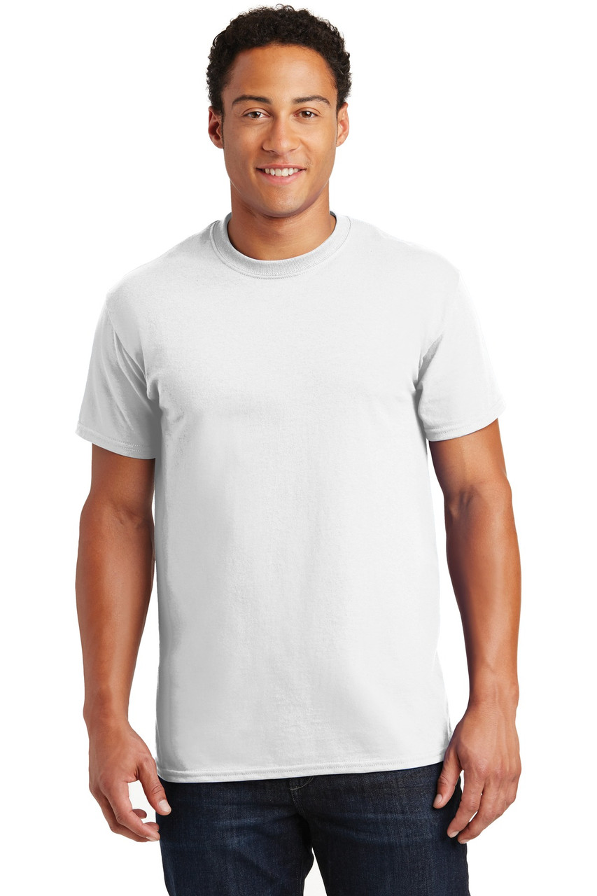 Gildan® - Ultra Cotton® 100% US Cotton T-Shirt.  2000 White M