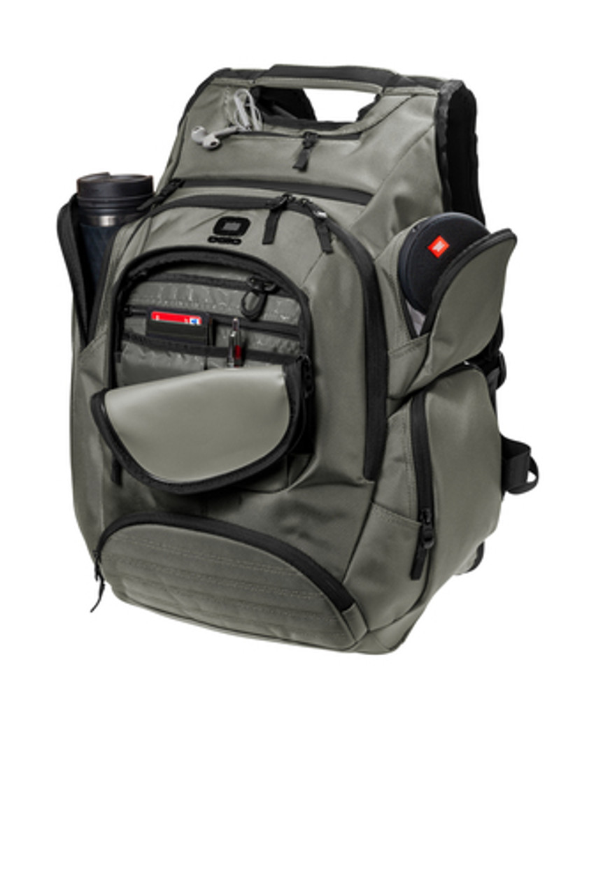 OGIO® Metro Ballistic Pack 711107 Rogue Grey Open