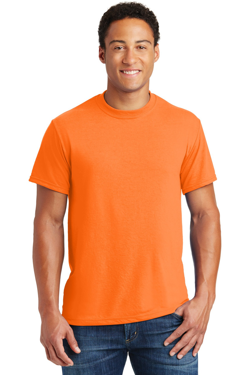 JERZEES® Dri-Power® Sport 100% Polyester T-Shirt. 21M Safety Orange