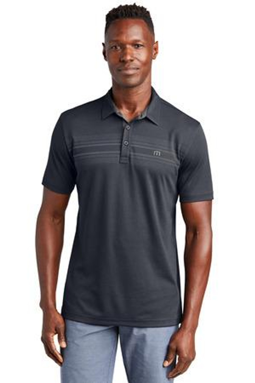 TravisMathew Monterey Chest Stripe Polo TM1MW450 BlueNights