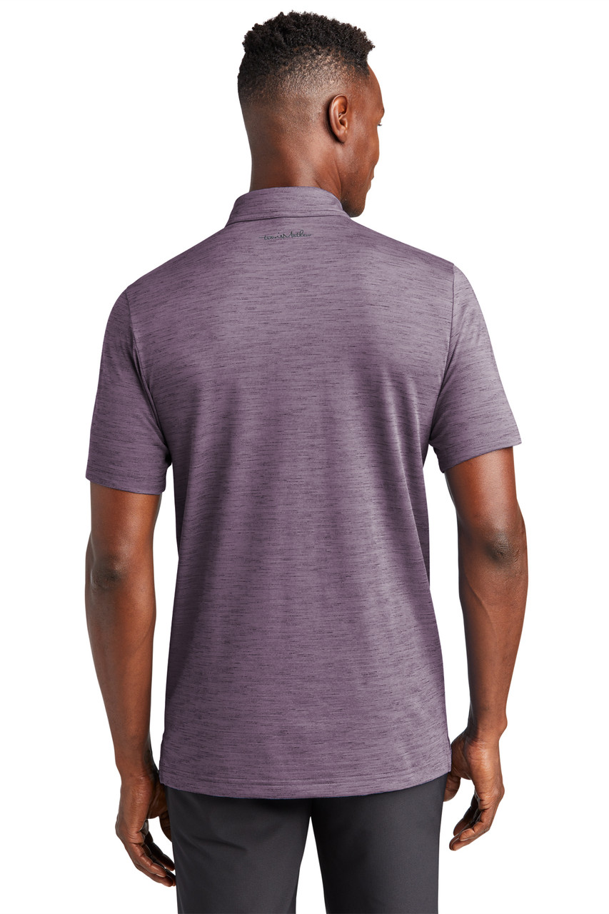 TravisMathew Auckland Slub Polo TM1MW451 PurpleSage Back