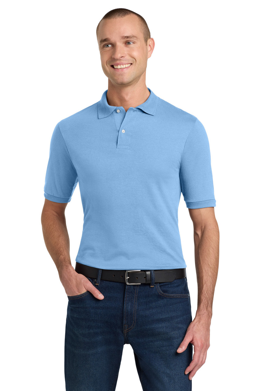Jerzees® Dri-Power® Sport Shirt. 437M Light Blue