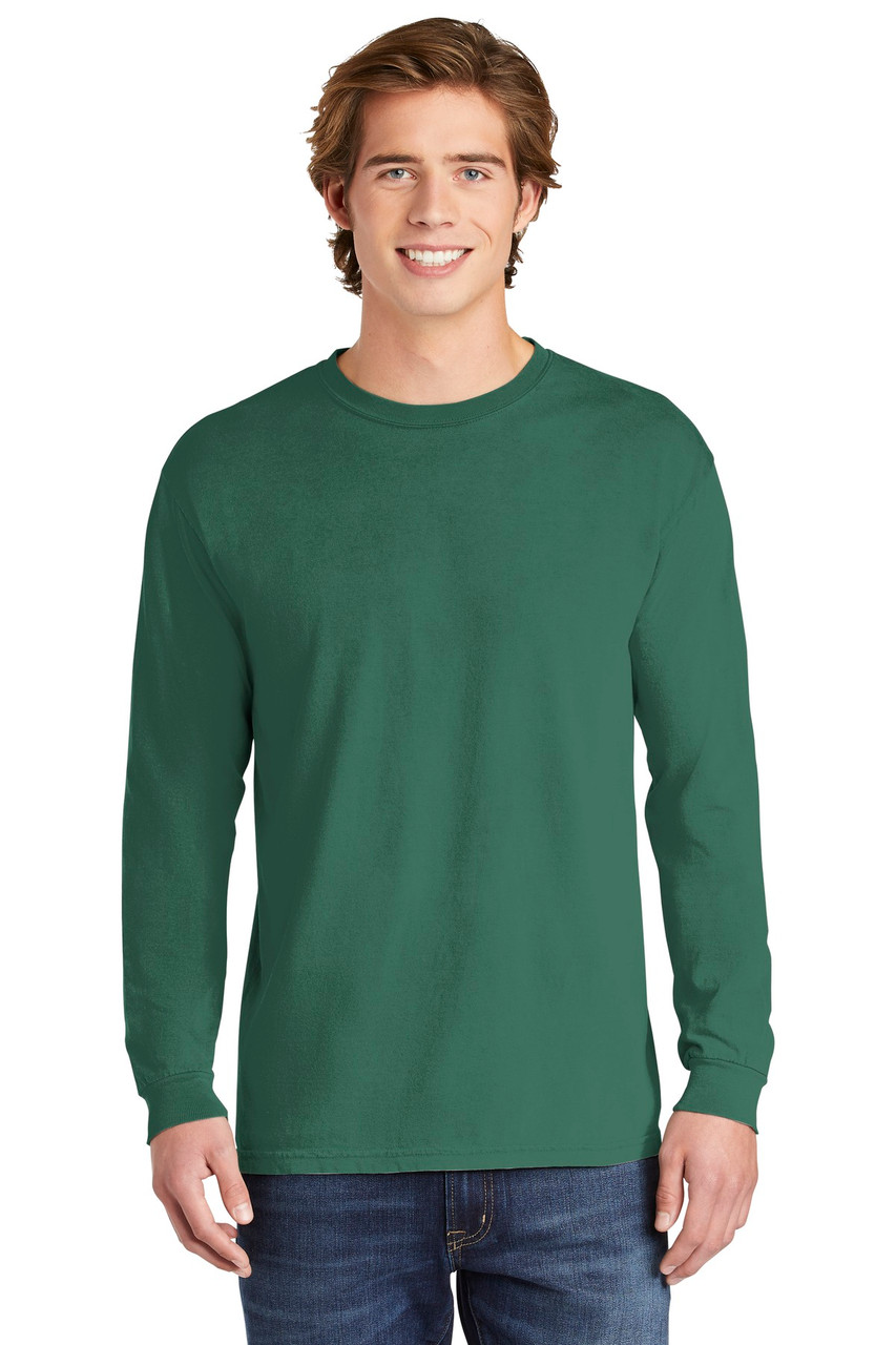 COMFORT COLORS ® Heavyweight Ring Spun Long Sleeve Tee. 6014 Light Green