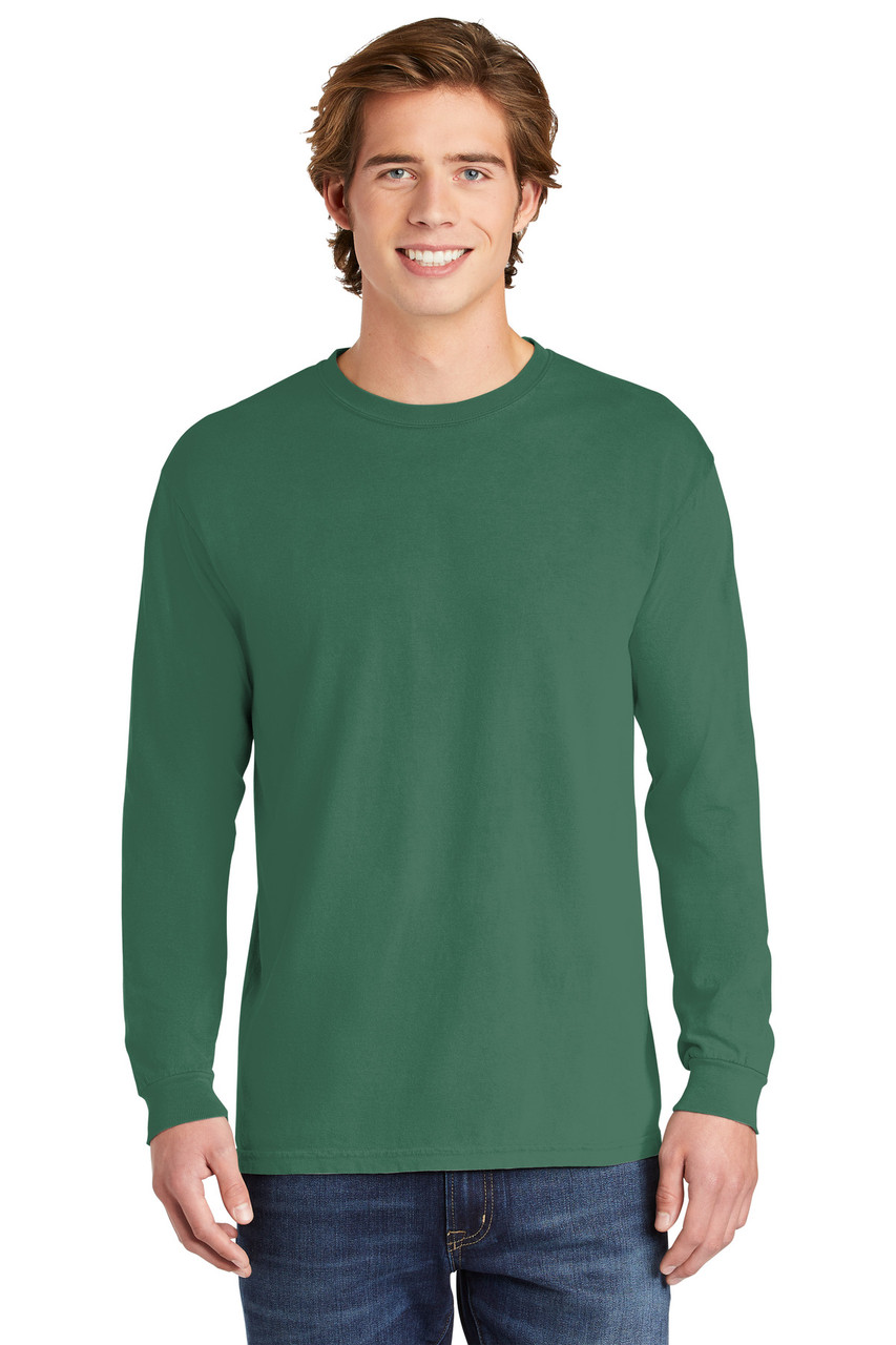 COMFORT COLORS ® Heavyweight Ring Spun Long Sleeve Tee. 6014 Grass 2XL