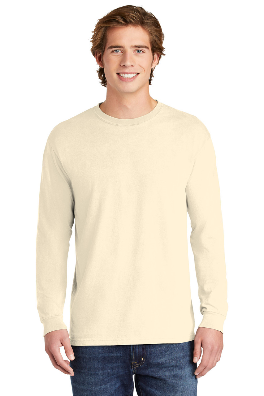 COMFORT COLORS ® Heavyweight Ring Spun Long Sleeve Tee. 6014 Ivory 2XL