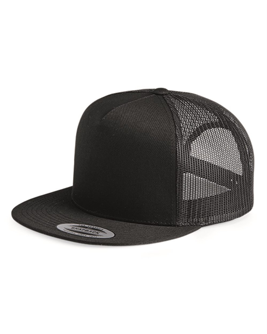 Flat Bill Trucker Cap - 6006