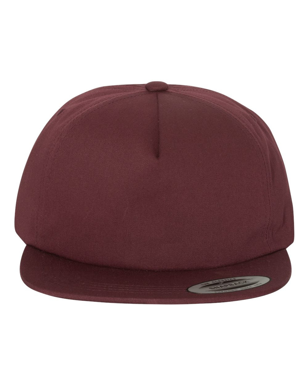 Snapback Cap - 6502 Maroon