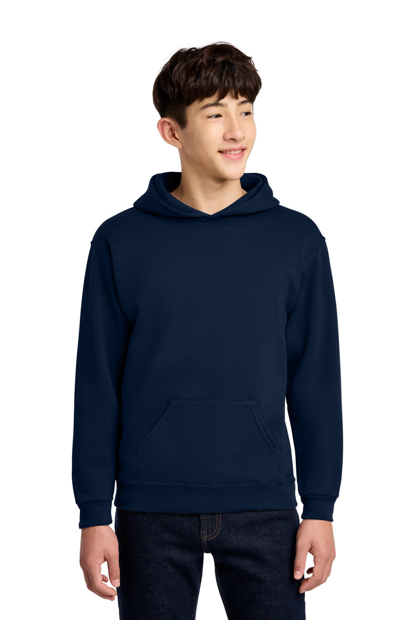 Jerzees® - Youth NuBlend® Pullover Hooded Sweatshirt.  996Y J. Navy
