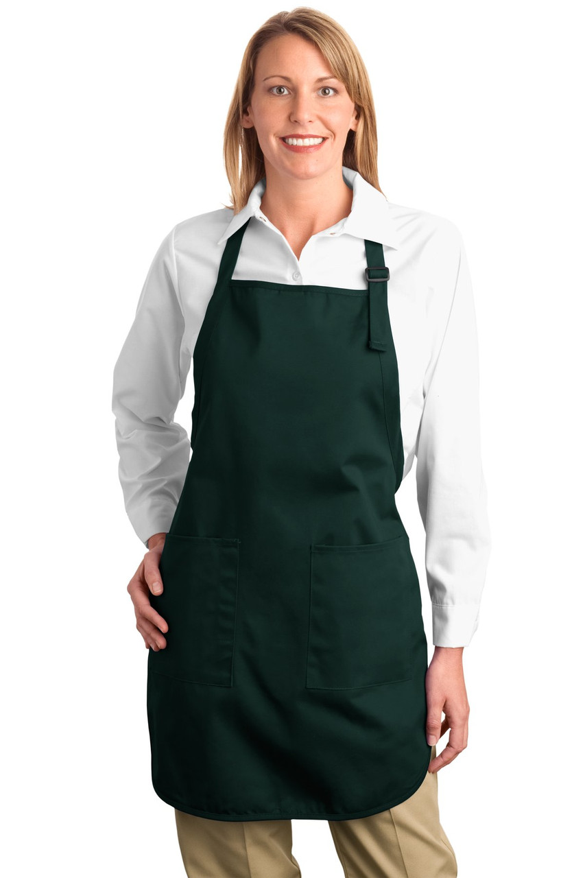 Port Authority® Full-Length Apron with Pockets.  A500 Hunter