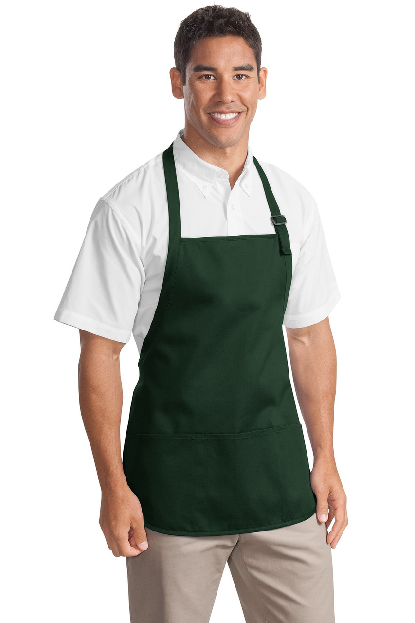 Port Authority® Medium-Length Apron with Pouch Pockets.  A510 Hunter