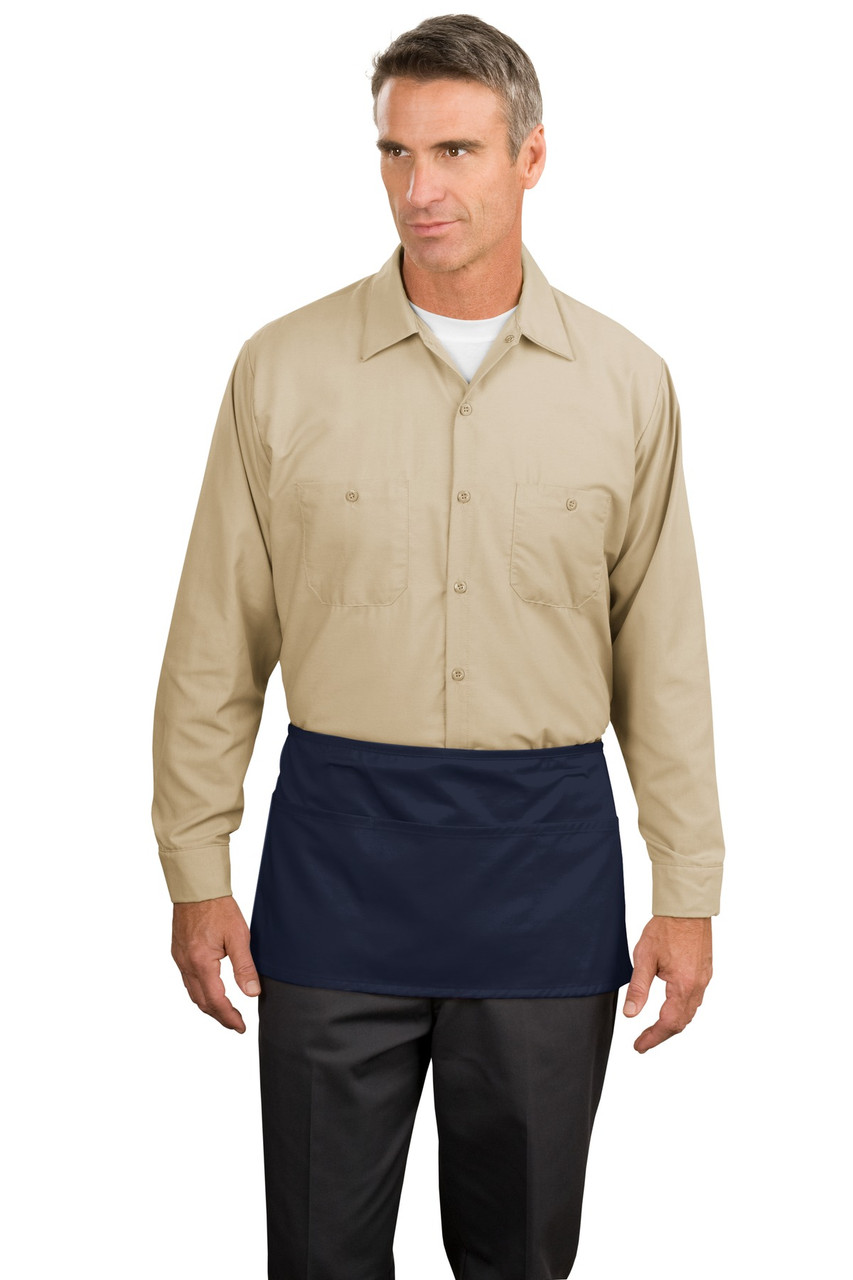 Port Authority® Waist Apron with Pockets.  A515 Navy