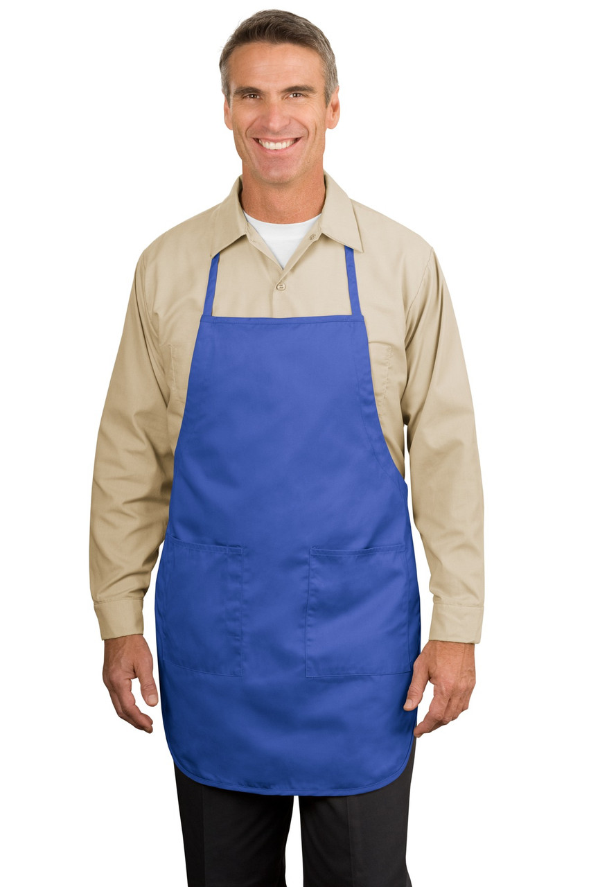 Port Authority® Full-Length Apron.  A520 Faded Blue