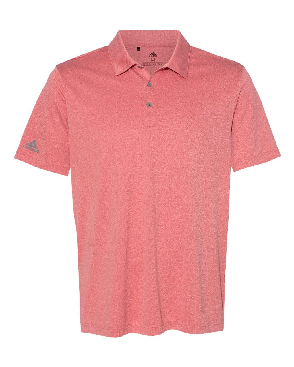 Heathered Polo - A240 Power Red Heather