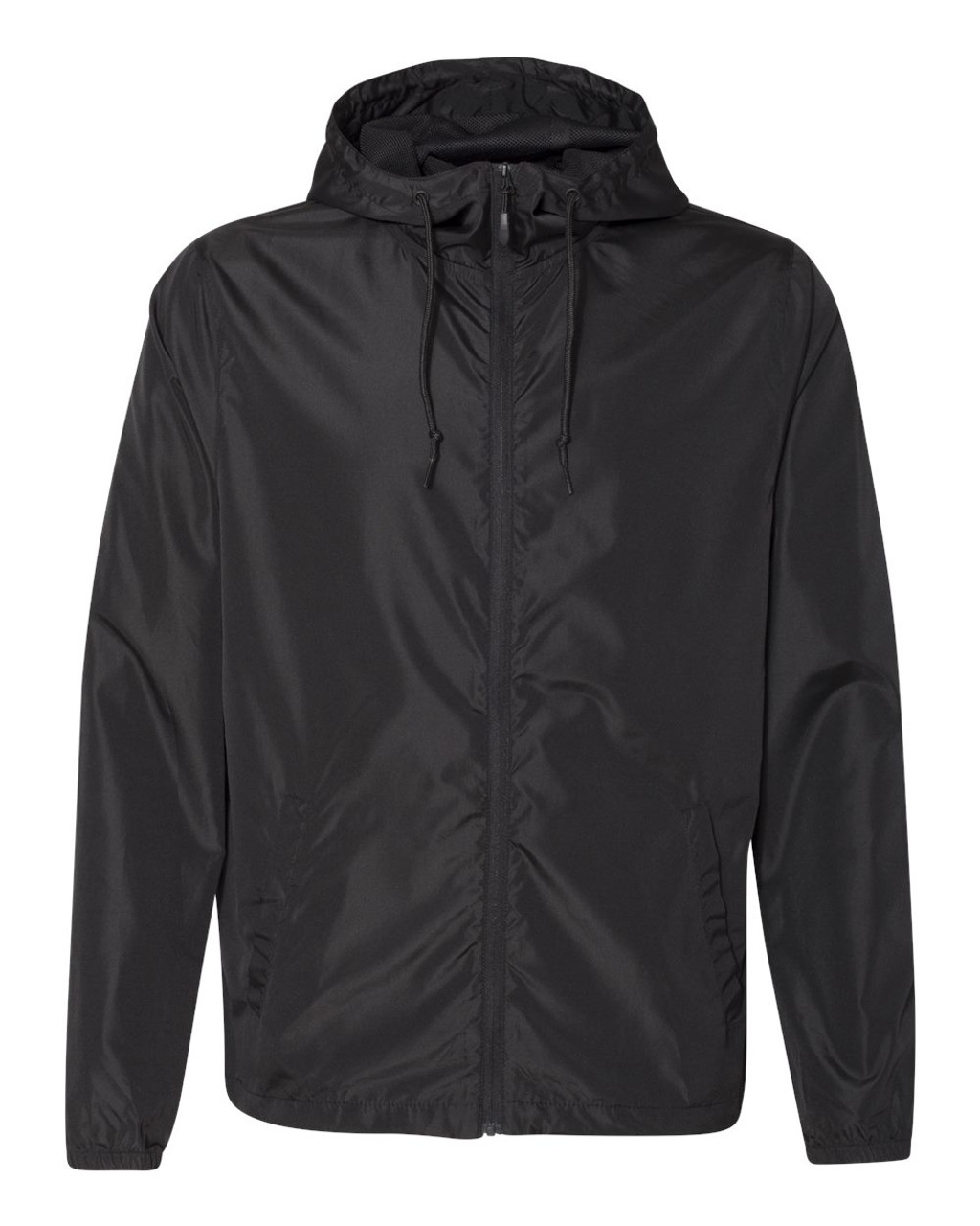 Unisex Lightweight Windbreaker Full-Zip Jacket - EXP54LWZ Black