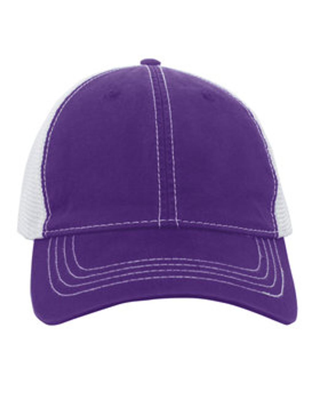 Vintage Snapback Trucker Cap V67 PURPLE/ WHITE