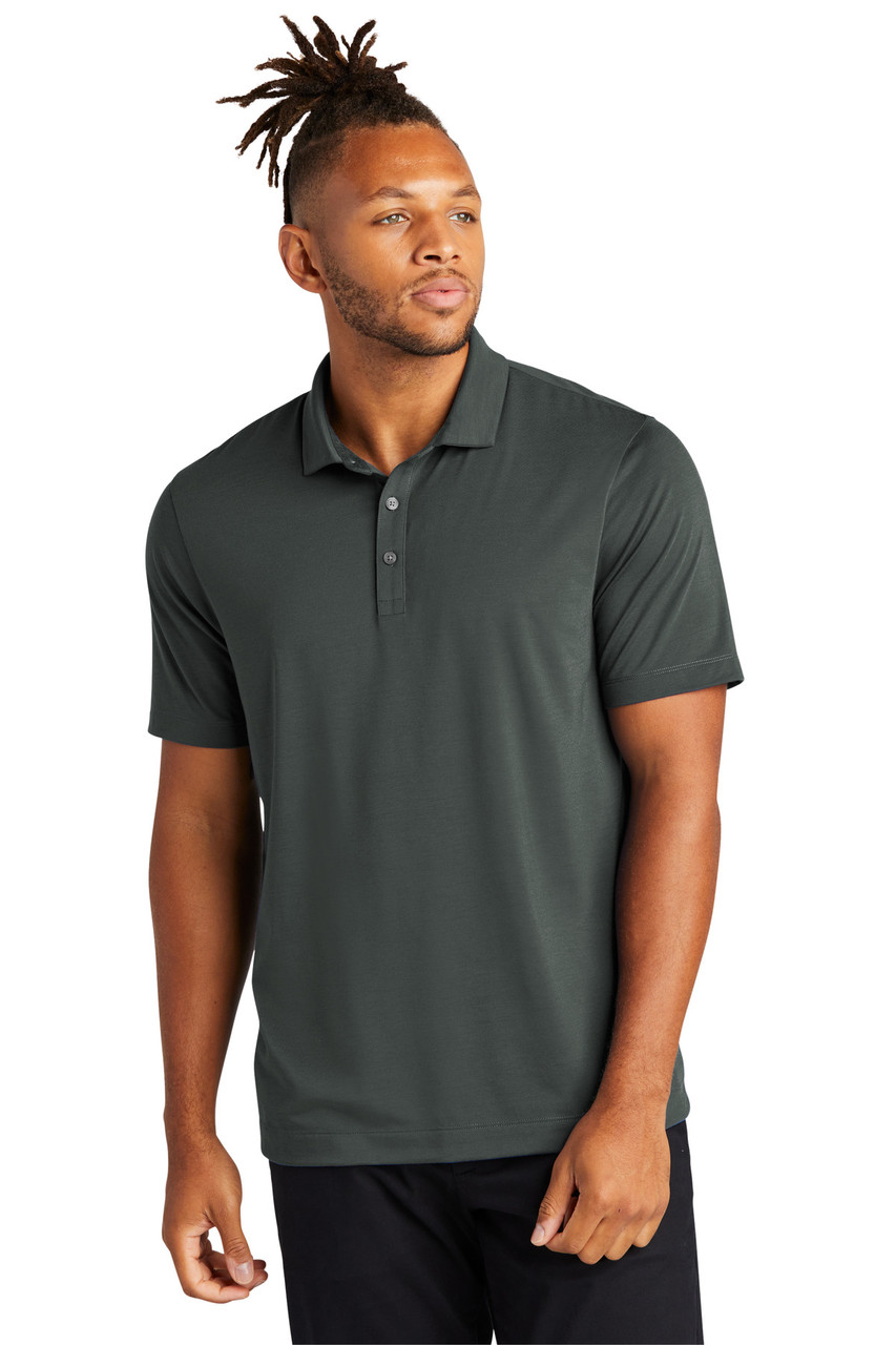 Mercer+Mettle™ Stretch Jersey Polo MM1014 Anchor Grey