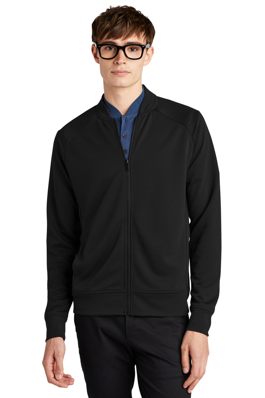 Mercer+Mettle™ Double-Knit Bomber MM3000 Deep Black