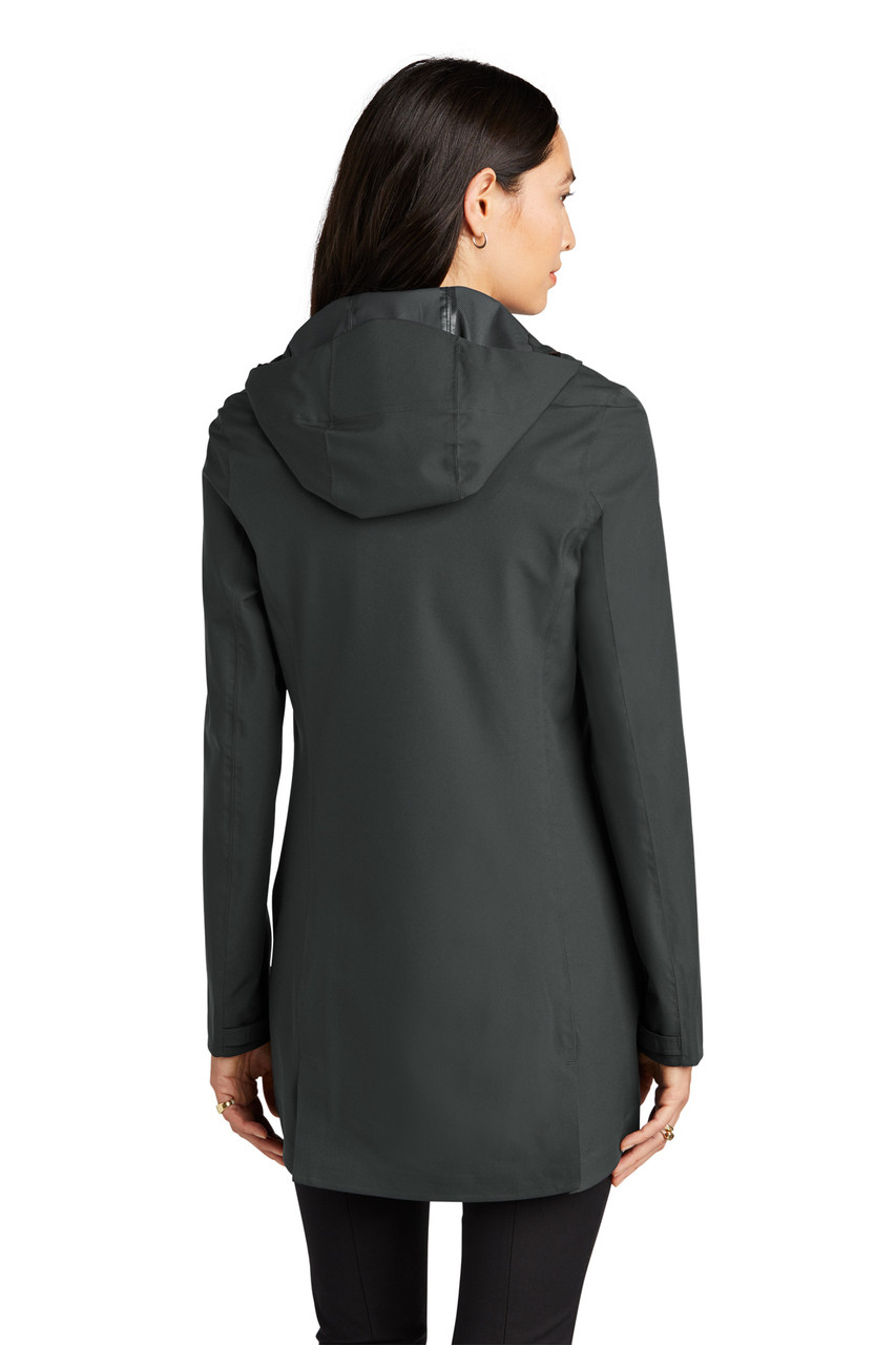Mercer+Mettle™ Women's Waterproof Rain Shell MM7001 Anchor Grey  Back