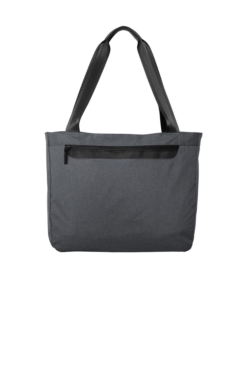 Port Authority ® Exec Laptop Tote. BG423 Graphite Heather/ Black