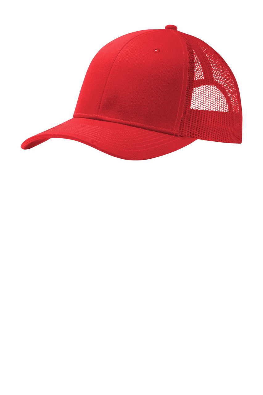 Port Authority® Snapback Trucker Cap. C112 True Red