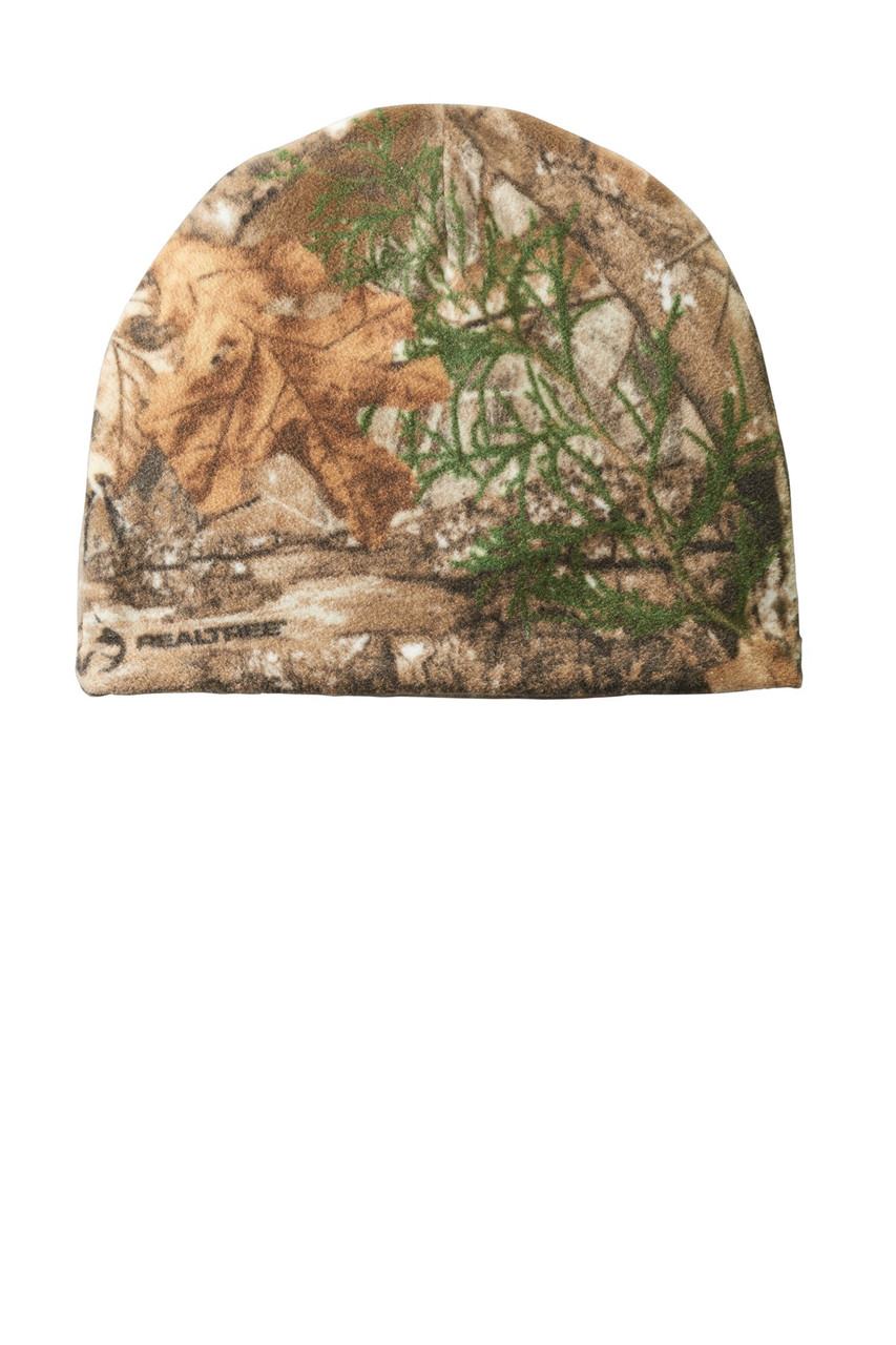 Port Authority® Camouflage Fleece Beanie. C901 Realtree Edge