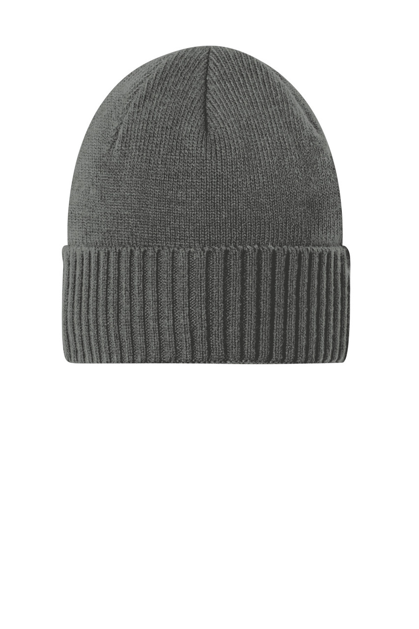 Port Authority® Rib Knit Cuff Beanie C951 Deep Smoke