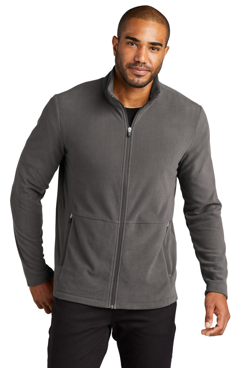 Port Authority® Accord Microfleece Jacket F151 Pewter