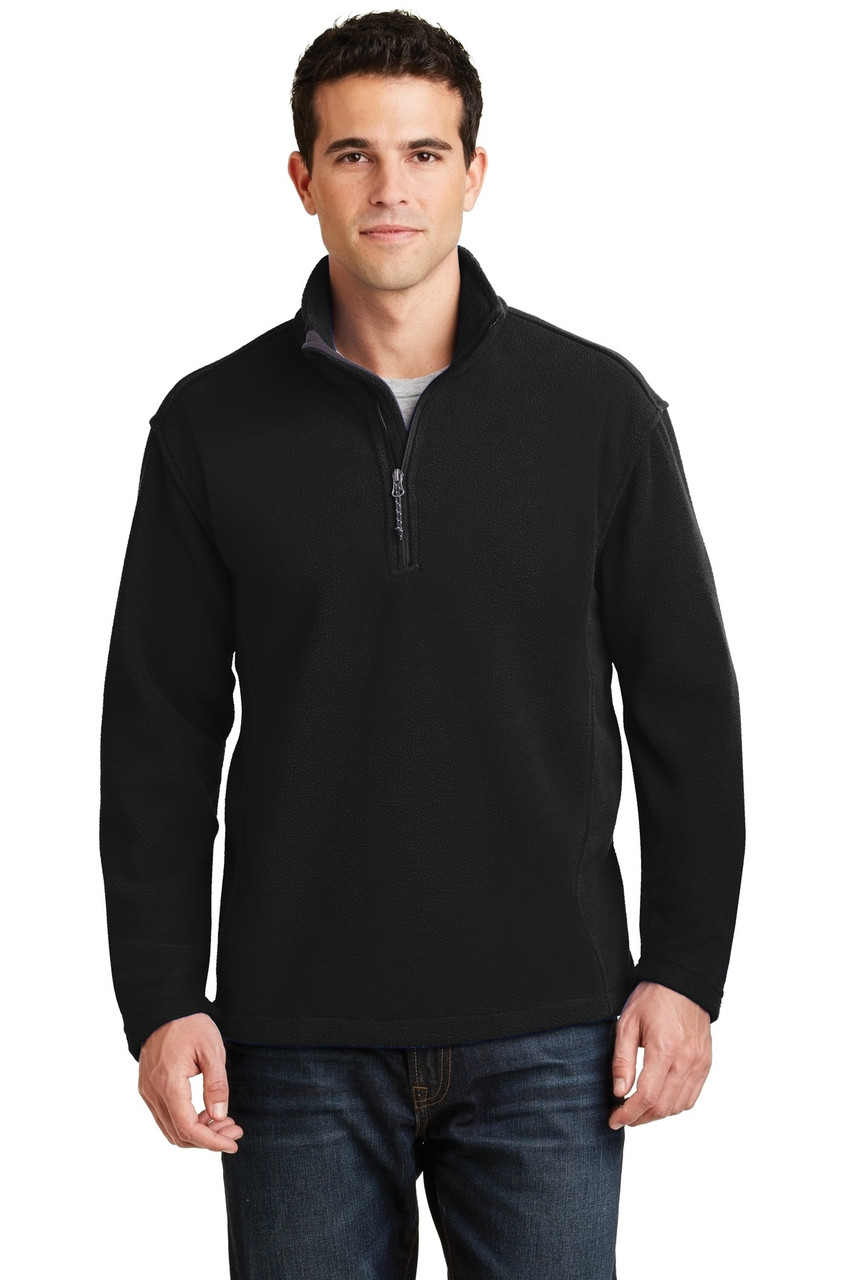 Port Authority® Value Fleece 1/4-Zip Pullover. F218 Black