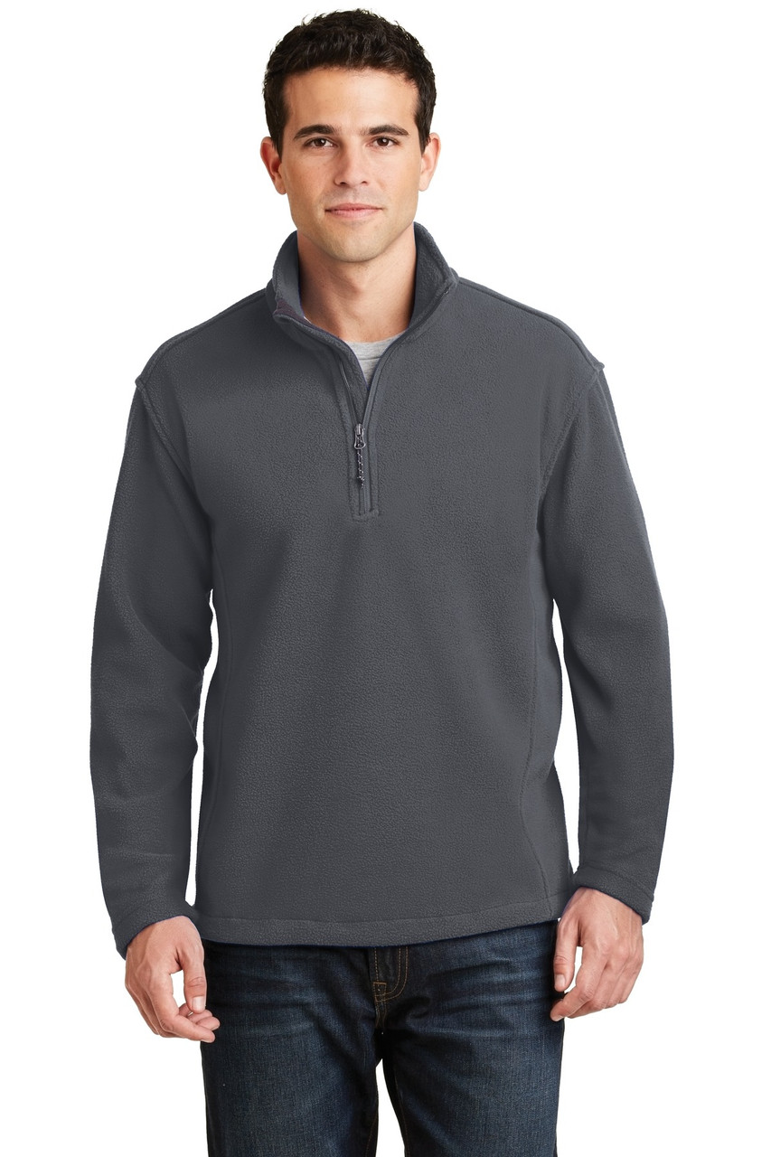 Port Authority® Value Fleece 1/4-Zip Pullover. F218 Iron Grey