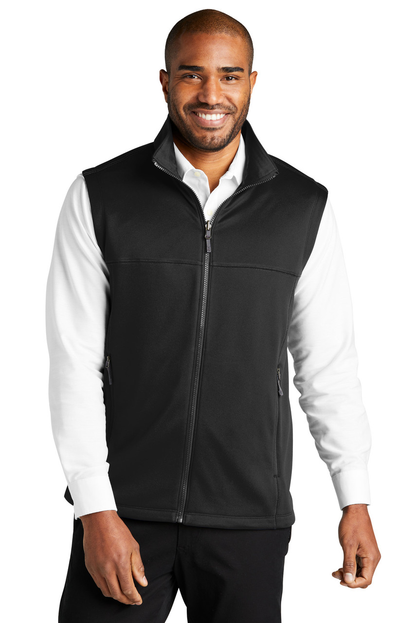 Port Authority® Collective Smooth Fleece Vest F906 Deep Black