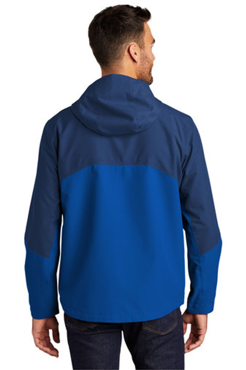 Port Authority ® Tech Rain Jacket J406 Estate Blue/ Cobalt Blue Back