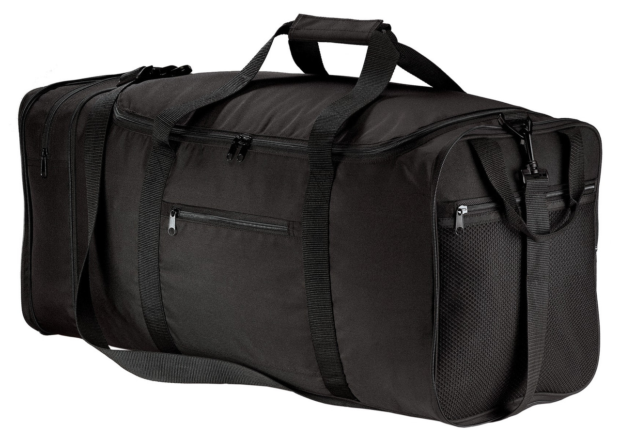 Port Authority® Packable Travel Duffel. BG114 Black