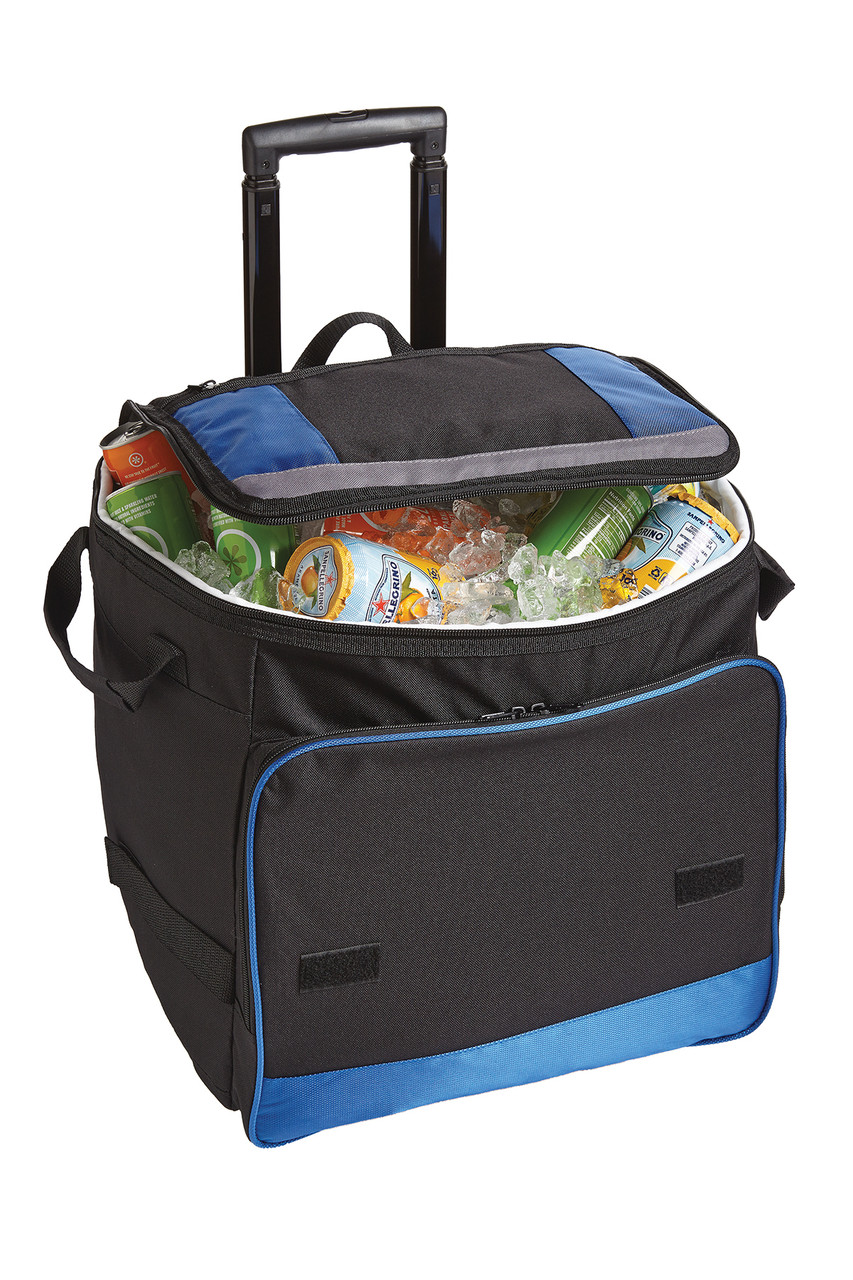 Port Authority® Rolling Cooler. BG119 Twilight Blue Propped