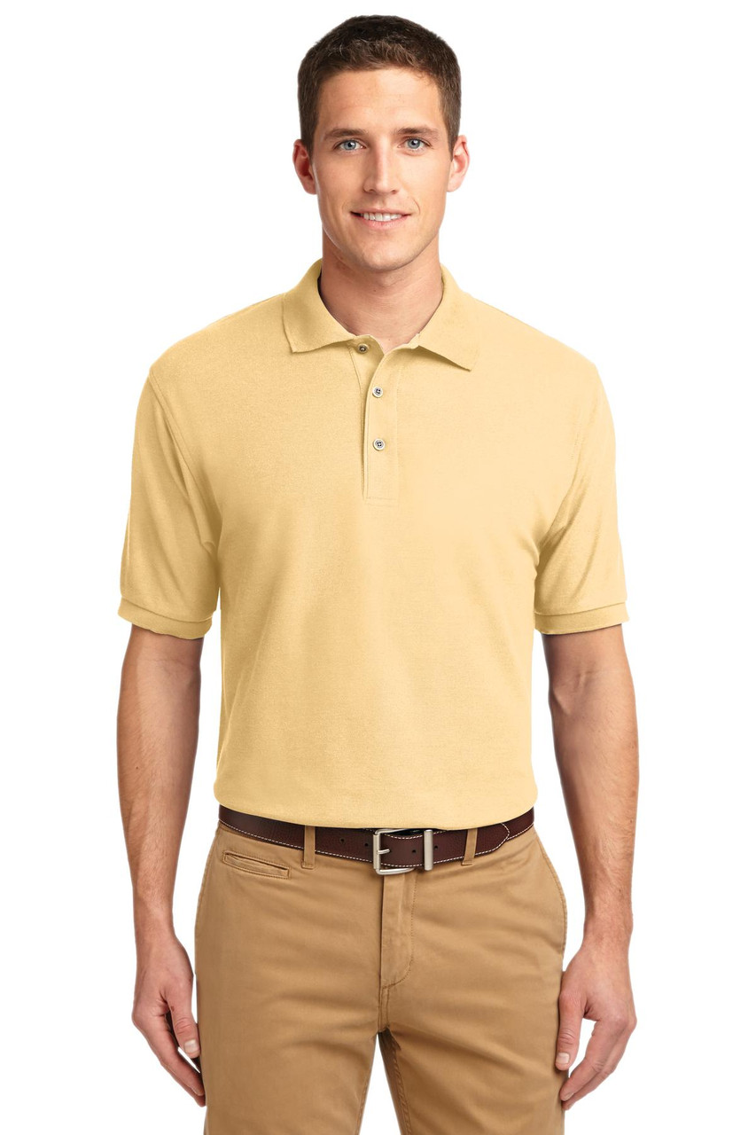 Port Authority® Extended Size Silk Touch™ Polo.   K500ES Banana