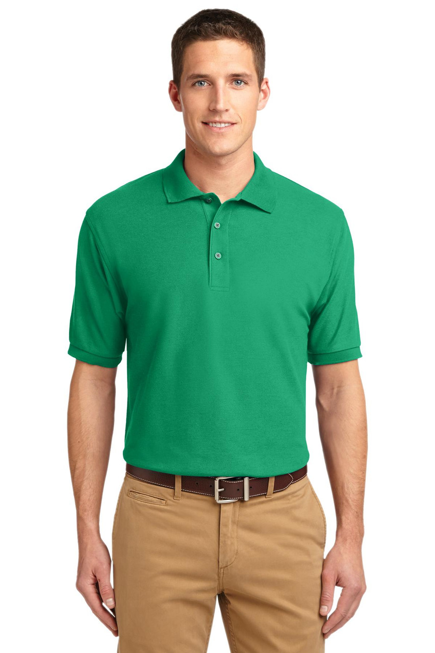 Port Authority® Extended Size Silk Touch™ Polo.   K500ES Court Green 7XL