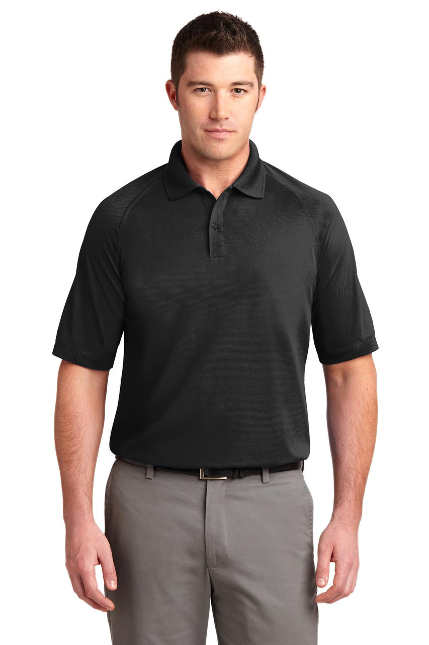 Port Authority® Dry Zone® Ottoman Polo.  K525 Black