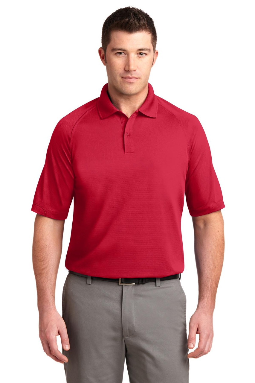 Port Authority® Dry Zone® Ottoman Polo.  K525 Engine Red