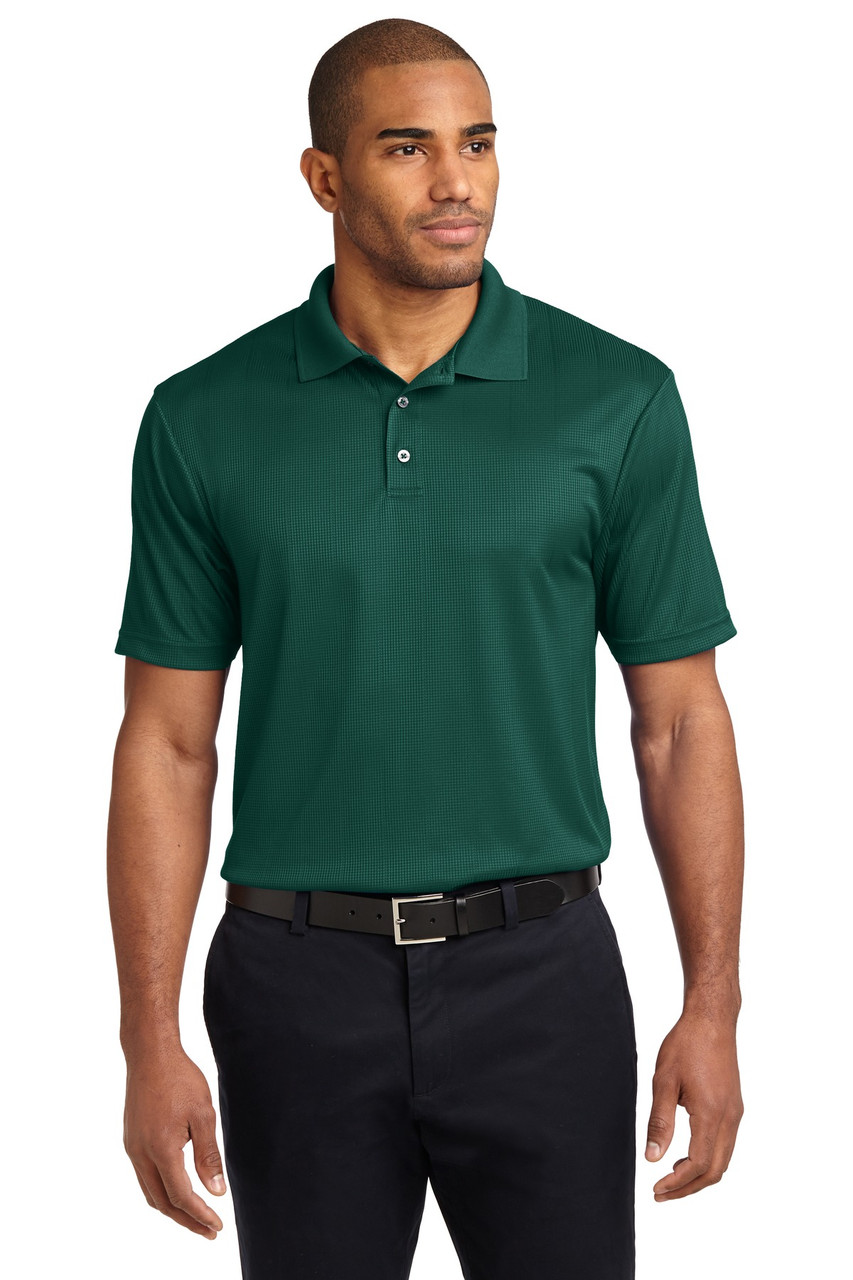 Port Authority® Performance Fine Jacquard Polo. K528 Green Glen