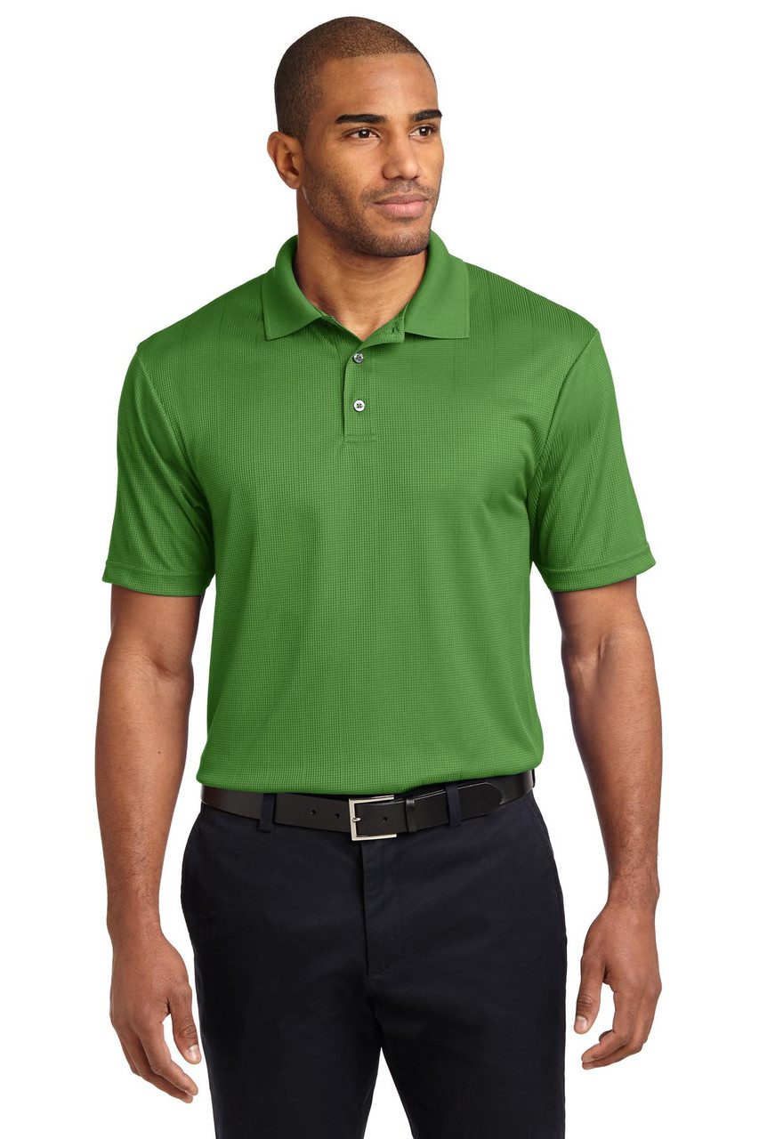 Port Authority® Performance Fine Jacquard Polo. K528 Vine Green