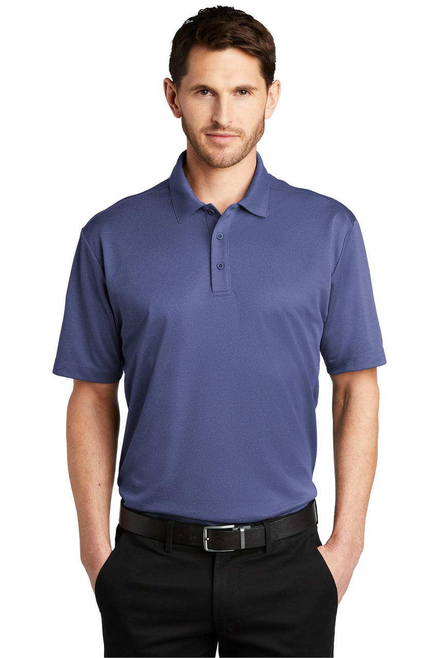 Port Authority ® Heathered Silk Touch ™ Performance Polo. K542 Royal Heather