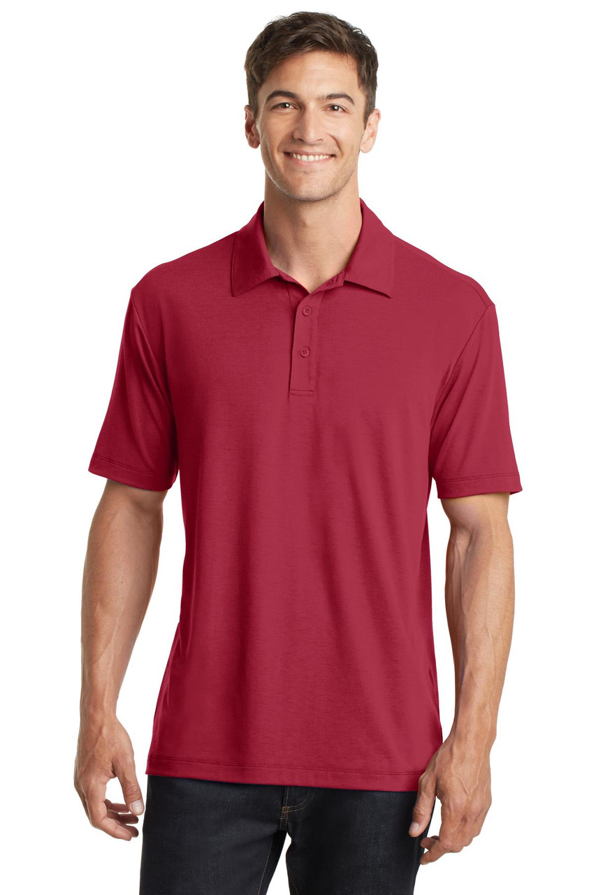 Port Authority® Cotton Touch™ Performance Polo. K568 Chili Red