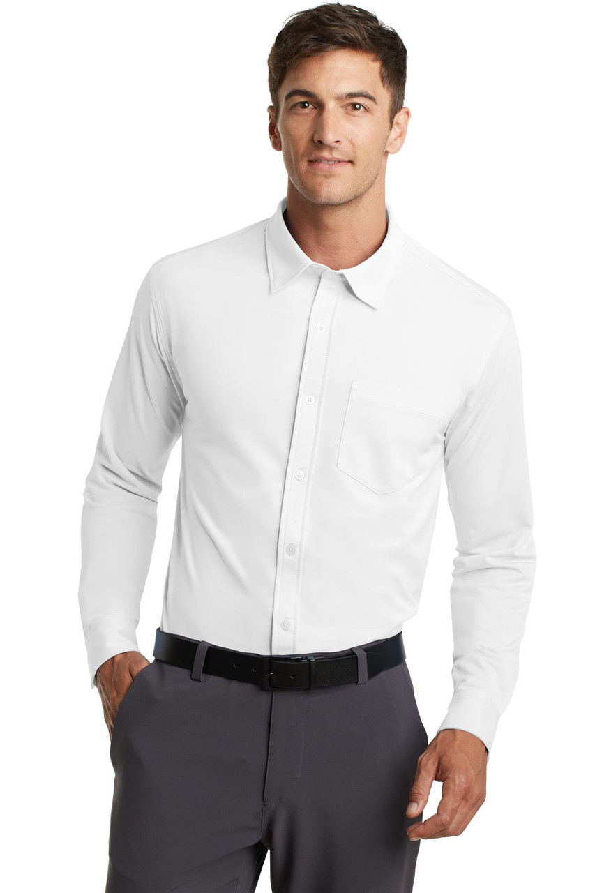 Port Authority® Dimension Knit Dress Shirt. K570 White
