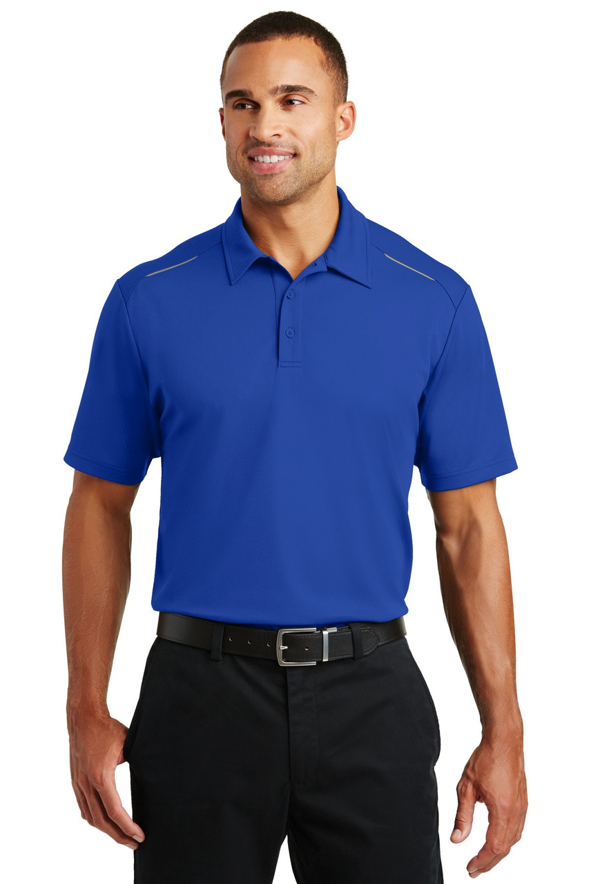 Port Authority® Pinpoint Mesh Polo. K580 True Royal