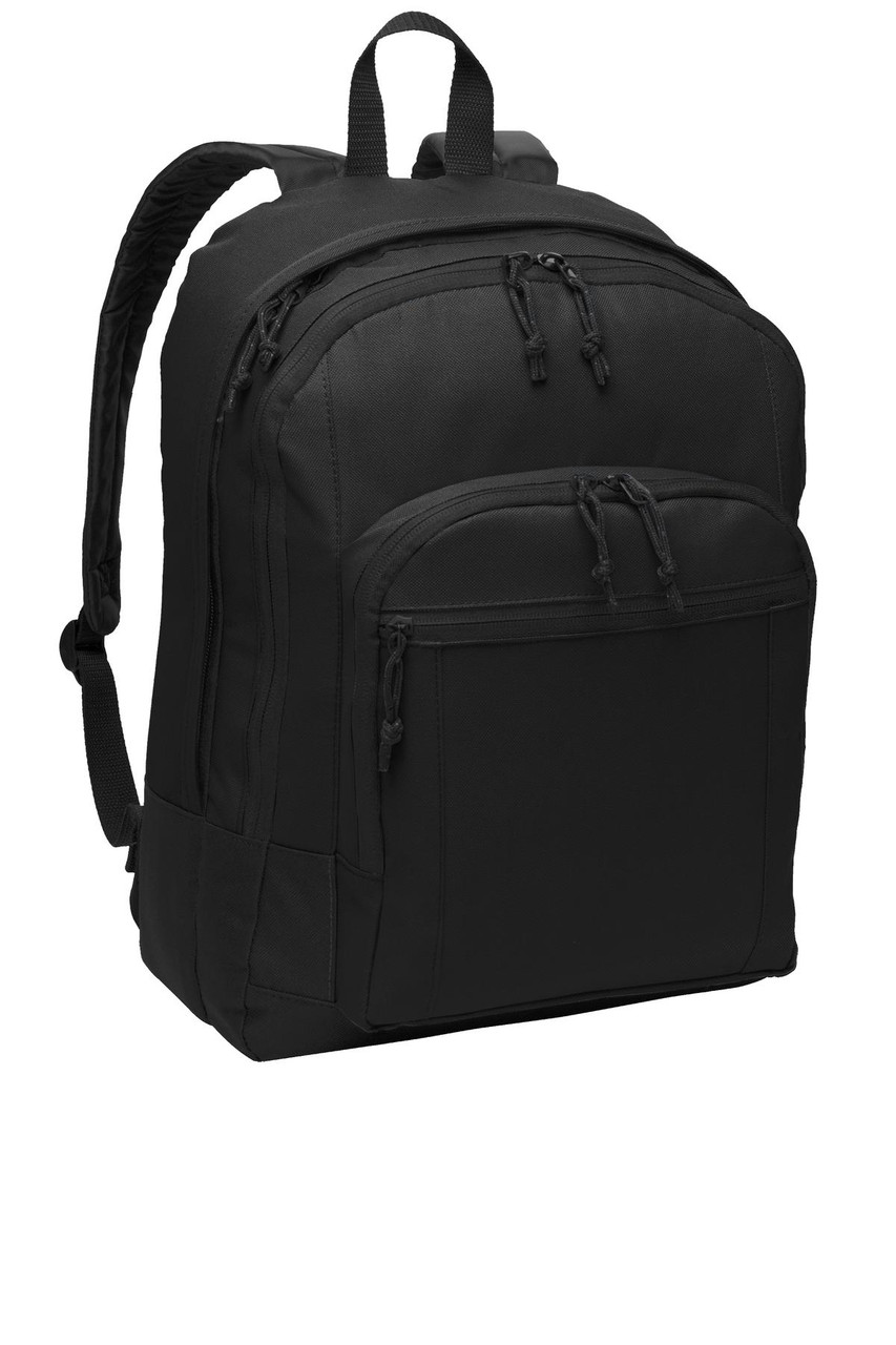 Port Authority® Basic Backpack. BG204 Black