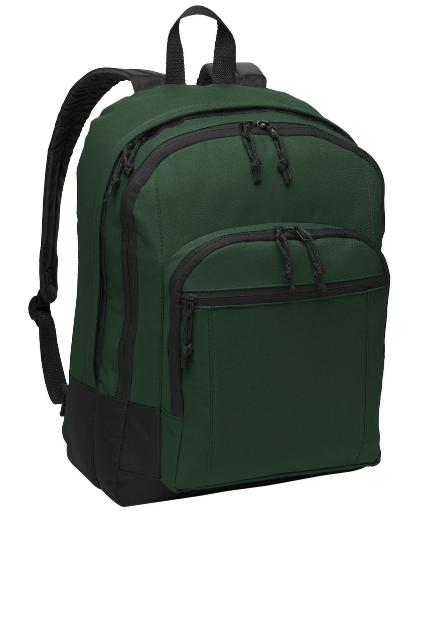 Port Authority® Basic Backpack. BG204 Forest Green