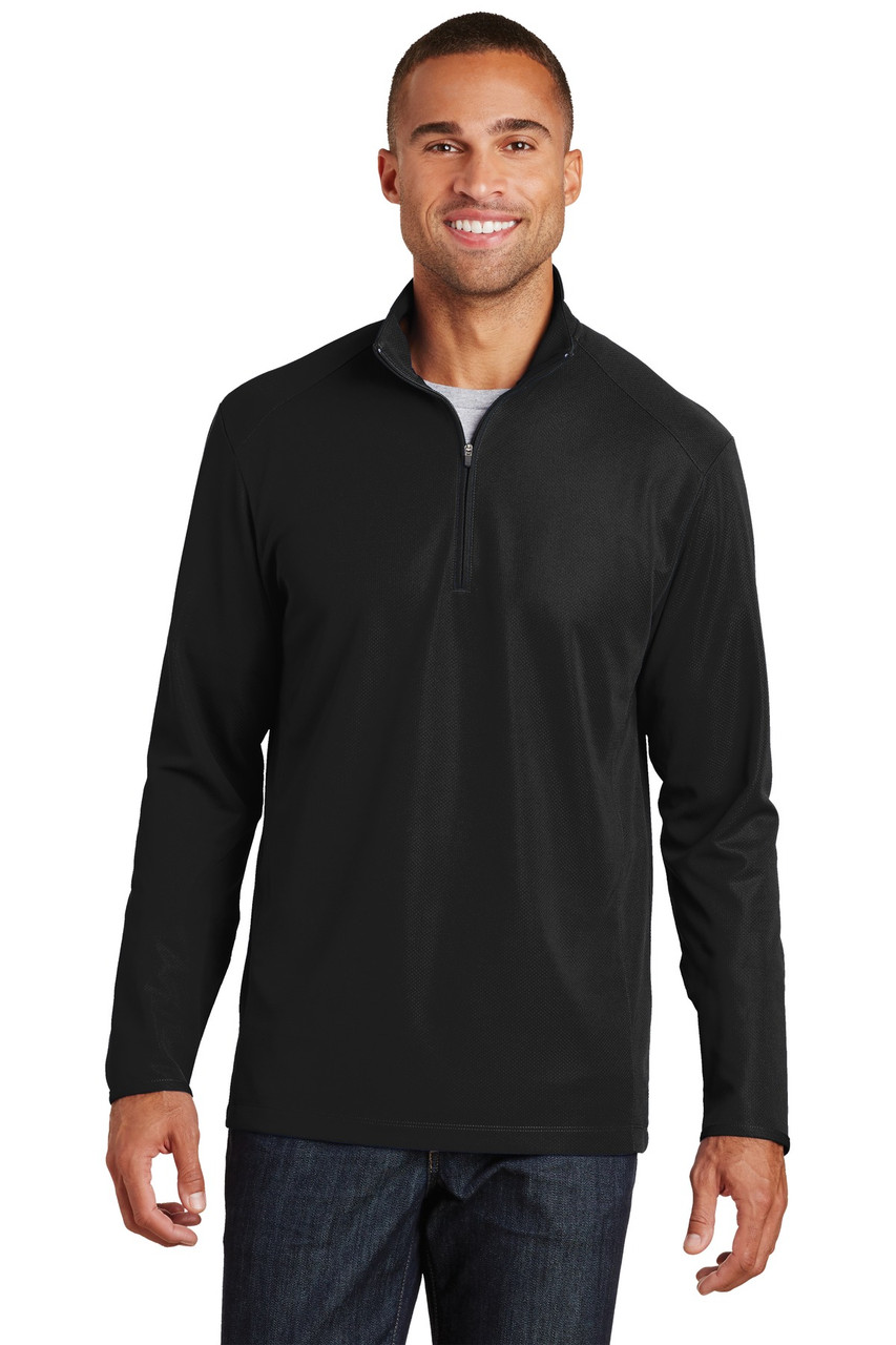 Port Authority® Pinpoint Mesh 1/2-Zip. K806 - Brand Outfitters