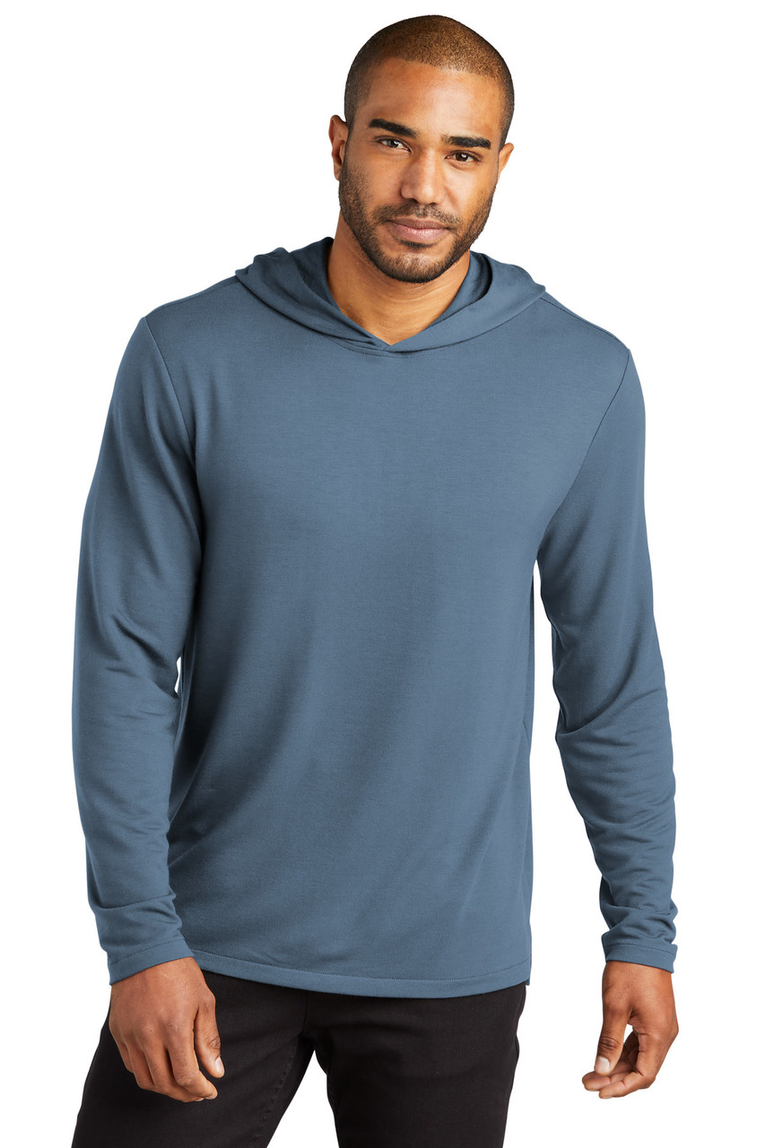 Port Authority® Microterry Pullover Hoodie K826 Dusk Blue