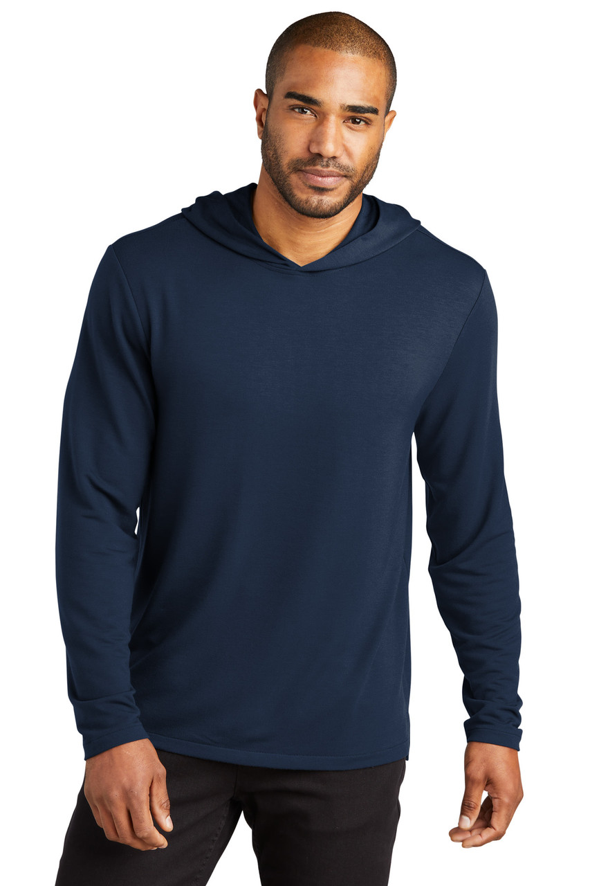 Port Authority® Microterry Pullover Hoodie K826 River Blue Navy
